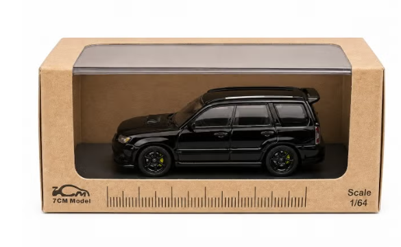 7CM Model Subaru Forester STI Version 1-64 Diecast Car – Black