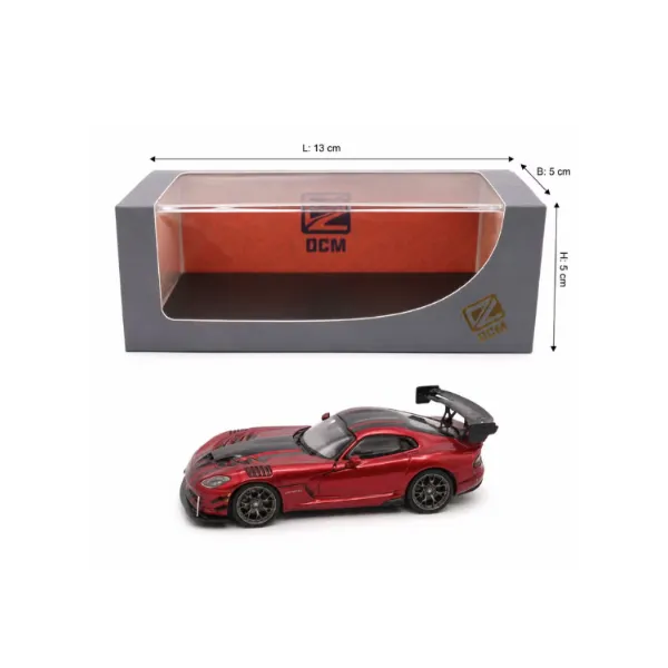 DCM Dodge Viper ACR Limited Edition 999 – Red & Black 1:64 Diecast Model Car