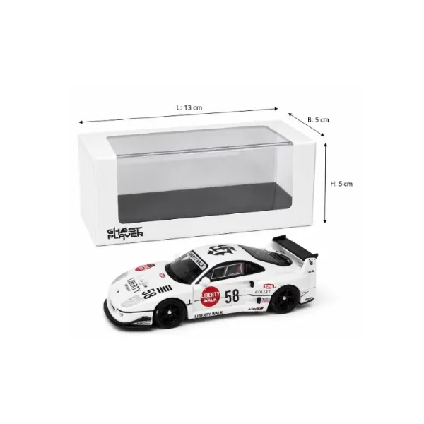 Ghost Player LBWK Ferrari F40 Limited Edition 1 of 499 – 1:64 Diecast Model Car